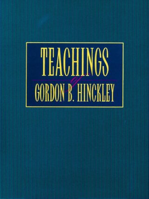 cover image of Teachings of Gordon B. Hinckley